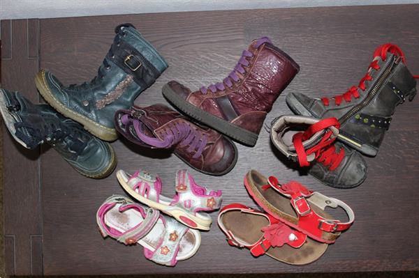 Grote foto schoenen maat 25 26 5 paar meisje kinderen en baby schoentjes en sokjes