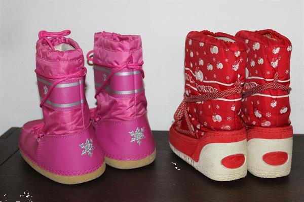 Grote foto schoenen boots maat 29 31 2 paar meisje kinderen en baby schoentjes en sokjes
