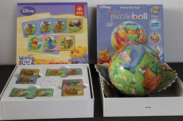 Grote foto 2x winnie de poeh puzzleball 3d domino kinderen en baby puzzels