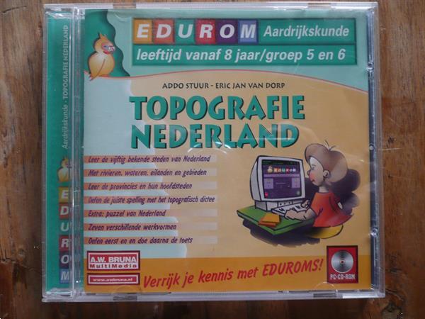 Grote foto topografie nederland op cd spelcomputers games pc