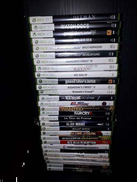 Grote foto xbox 360 plus 29 games spelcomputers games xbox 360