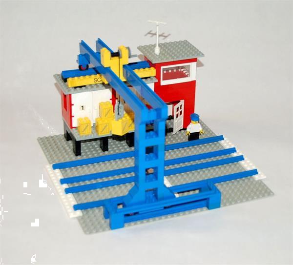 Grote foto lego treinen 4 5v goederenstation 165 kinderen en baby duplo en lego