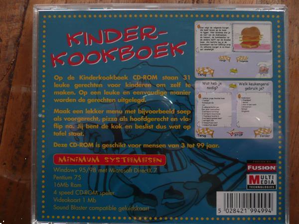 Grote foto kinder kookboek op cd cd en dvd kinderen en jeugd