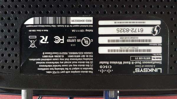 Grote foto linksys dual n band wireless router wrt610n computers en software netwerkkaarten routers en switches