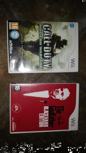 Grote foto wii spellen call of duty godfather spelcomputers games wii