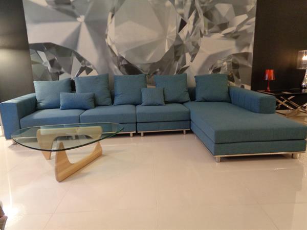 Grote foto xl design hoekbank montreal montis stof huis en inrichting sofa en chaises longues