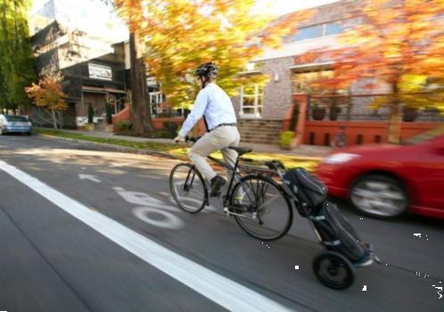 Grote foto burley travoy grijssuper handig fiets bagagekar fietsen en brommers aanhangers en karren
