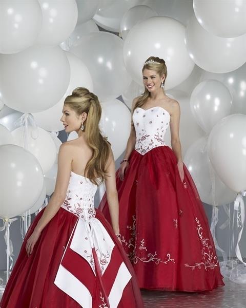 Grote foto bordeaux trouwjurken trouwjurken kleur bordeaux kleding dames trouwkleding