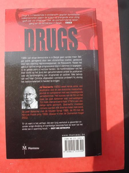 Grote foto j. geeraerts drugs boeken thrillers