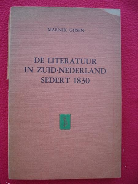 Grote foto m. gijsen de literatuur. in zuid. nederland antiek en kunst boeken en bijbels