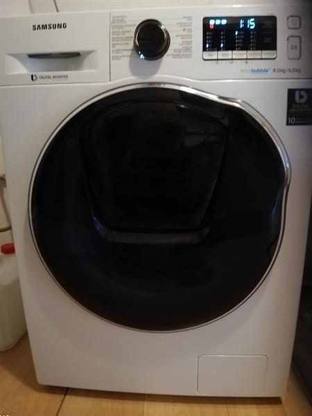 Grote foto wasmachine samsung wd81k5b00ow en witgoed en apparatuur wasmachines