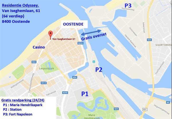 Grote foto app centr oostende 4pers zuidelijk terras vakantie belgi