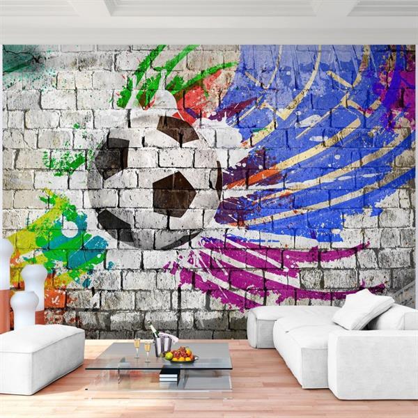 Grote foto fotobehang voetbal f 308x220 cm huis en inrichting behang