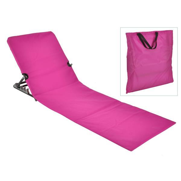 Grote foto hi strandmat stoel opvouwbaar pvc roze tuin en terras tuinmeubelen