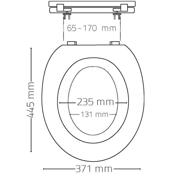 Grote foto ridder toiletbril generation soft close wit 2119101 doe het zelf en verbouw sanitair