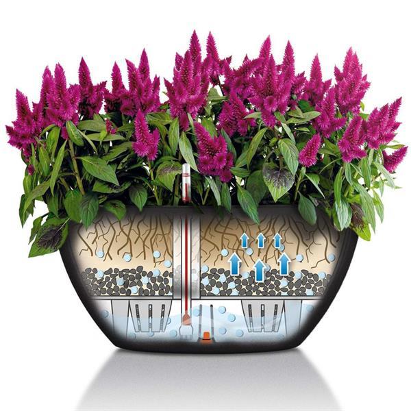 Grote foto lechuza plantenbak cubeto color 40 all in one grafietzwart 1 tuin en terras overige tuin en terras