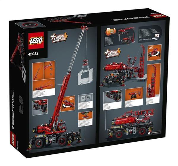 Grote foto lego technic 42082 kraan voor alle terreinen kinderen en baby duplo en lego
