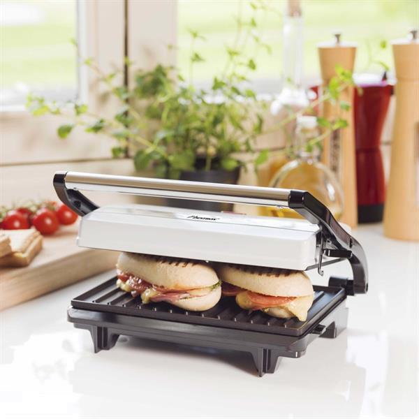 Grote foto bestron panini grill 700 w wit apm123w witgoed en apparatuur keukenmachines