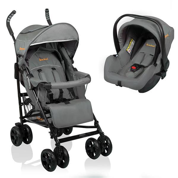 Grote foto baninni buggy messina 2in1 night edition grijs bnst027 gy kinderen en baby kinderwagens