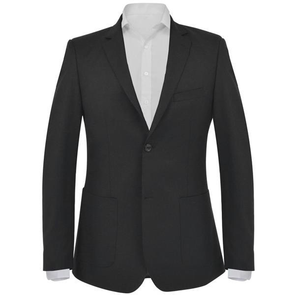 Grote foto vidaxl zakelijke blazer voor mannen maat 56 zwart kleding heren kostuums en colberts
