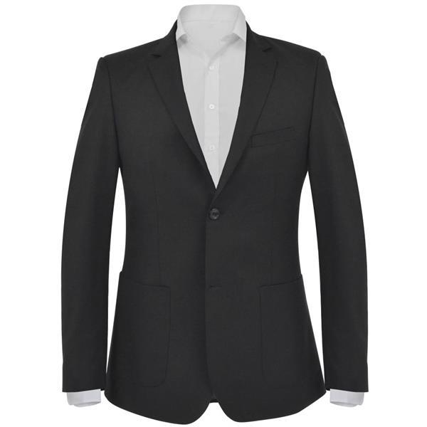 Grote foto vidaxl zakelijke blazer voor mannen maat 48 zwart kleding heren kostuums en colberts