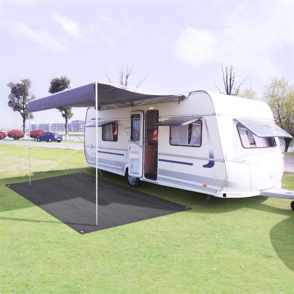 Grote foto vidaxl tenttapijt 300x600 cm antraciet caravans en kamperen tenten