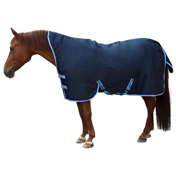 Grote foto kerbl paardendeken rugbe highneck 135 185 cm blauw 328665 dieren en toebehoren paarden accessoires