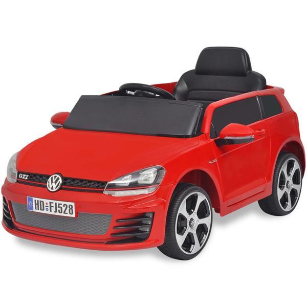 Grote foto vidaxl elektrische auto vw golf gti 7 rood 12 v met afstands kinderen en baby los speelgoed