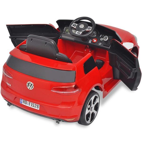 Grote foto vidaxl elektrische auto vw golf gti 7 rood 12 v met afstands kinderen en baby los speelgoed
