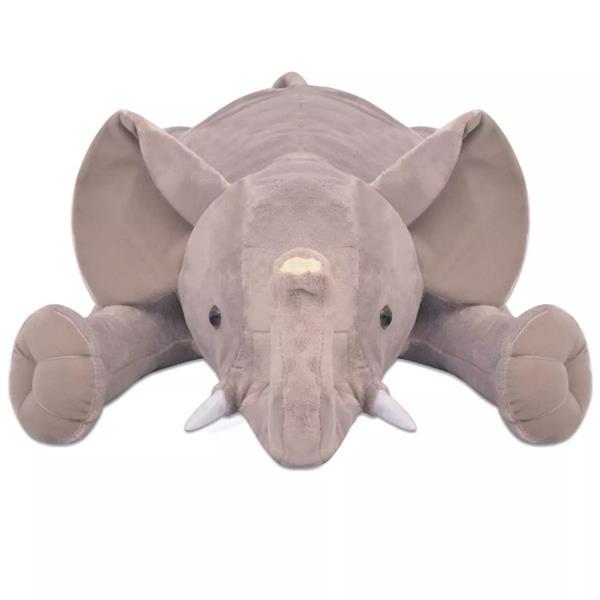 Grote foto vidaxl knuffelbeest olifant xxl 120 cm kinderen en baby knuffels en pluche