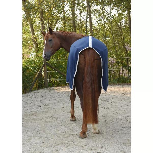 Grote foto kerbl fleece deken rugbe economic 125 175 cm marineblauw 328 dieren en toebehoren paarden accessoires