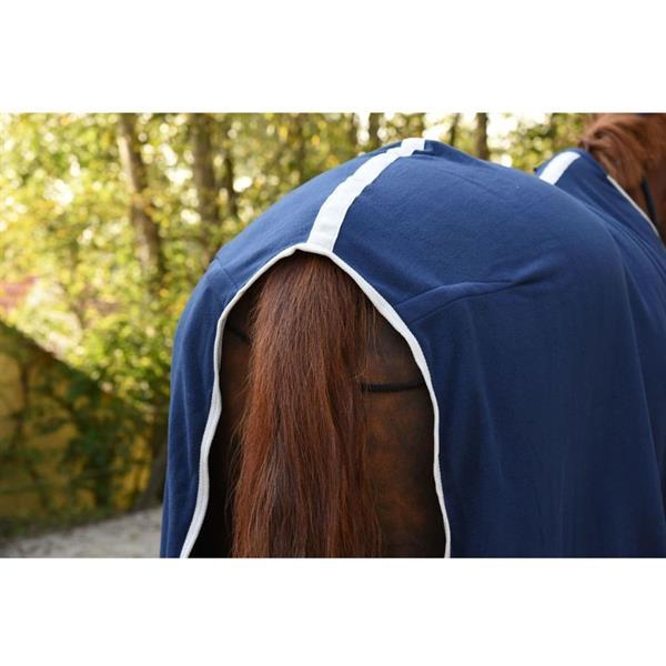 Grote foto kerbl fleece deken rugbe economic 125 175 cm marineblauw 328 dieren en toebehoren paarden accessoires