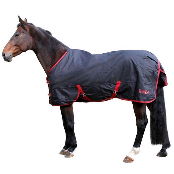 Grote foto kerbl paardendeken rugbe zero.1 zwart 95 cm 328661 dieren en toebehoren paarden accessoires