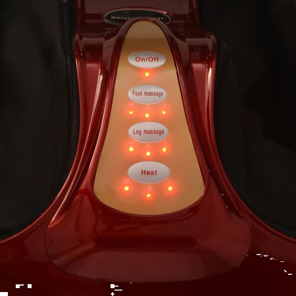 Grote foto vidaxl shiatsu voet en kuit massageapparaat rood beauty en gezondheid massage