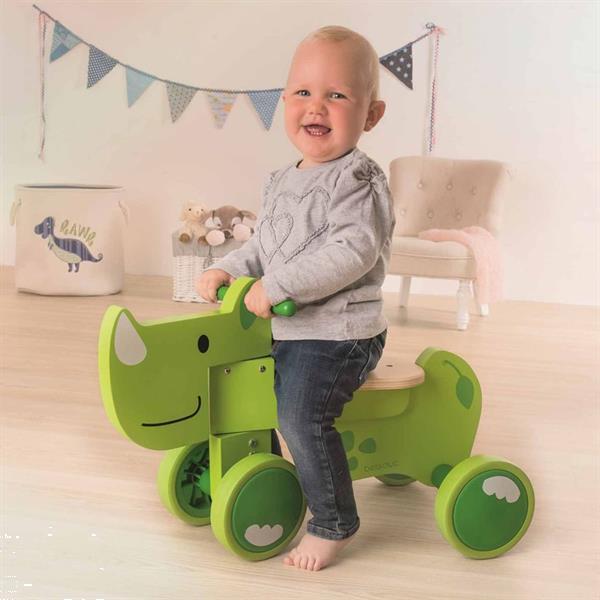 Grote foto beleduc loopfiets speedy rhino groen 18013 kinderen en baby los speelgoed