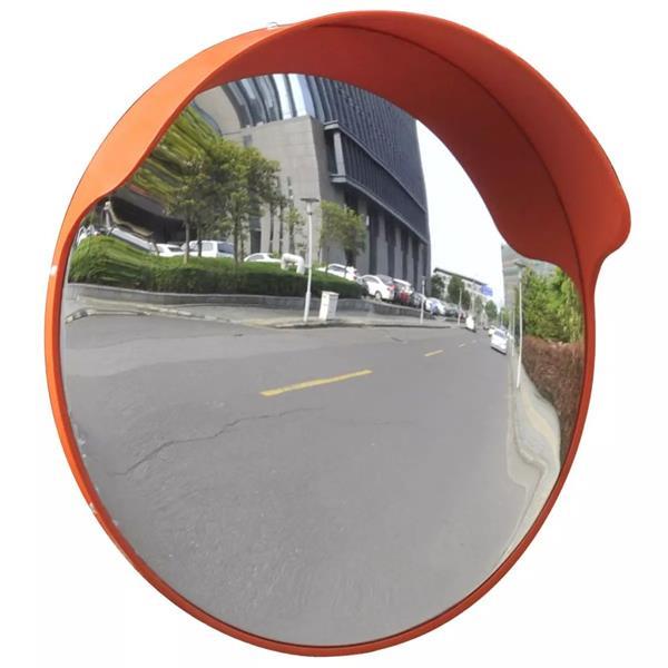 Grote foto vidaxl verkeersspiegel voor buiten 45 cm oranje zakelijke goederen overige zakelijke goederen