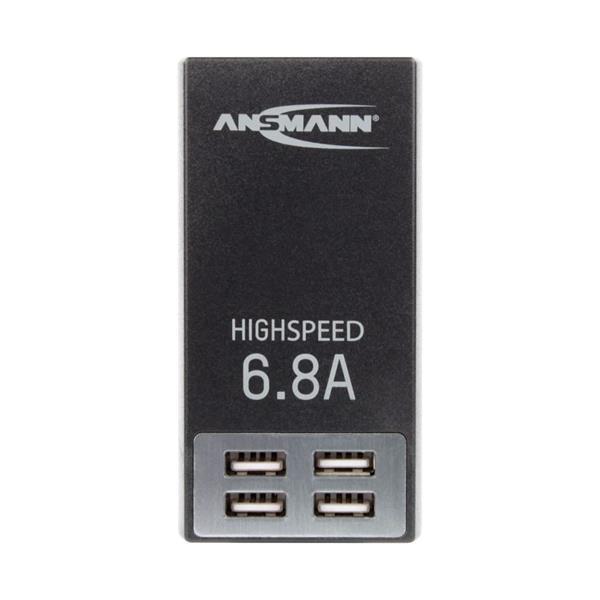 Grote foto ansmann usb oplader high speed 6 8 a 1001 0032 telecommunicatie opladers en autoladers