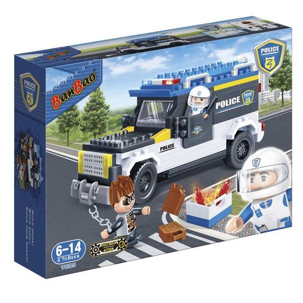 Grote foto banbao politie hummer 7005 kinderen en baby duplo en lego