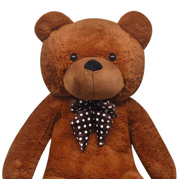 Grote foto vidaxl teddybeer xxl 175 cm zacht pluche bruin kinderen en baby knuffels en pluche