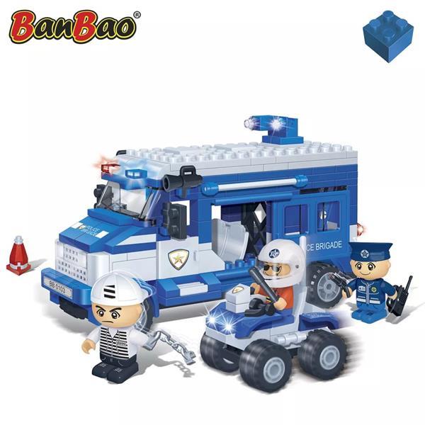 Grote foto banbao gevangenentransportwagen 8346 kinderen en baby duplo en lego