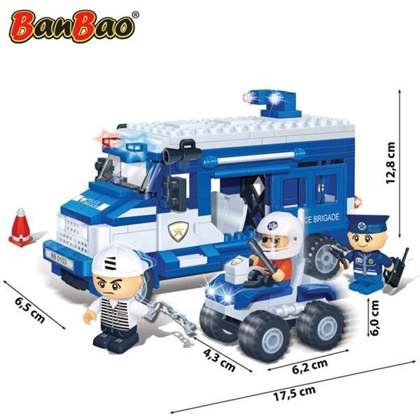 Grote foto banbao gevangenentransportwagen 8346 kinderen en baby duplo en lego