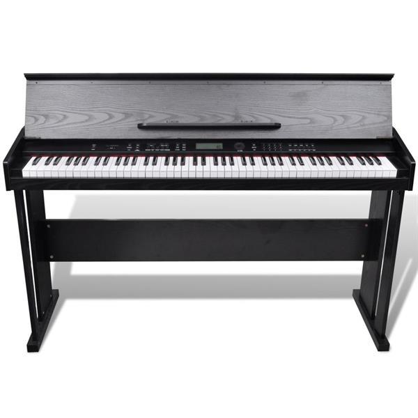 Grote foto vidaxl elektronische digitale piano met 88 toetsen en bladho muziek en instrumenten piano en vleugels