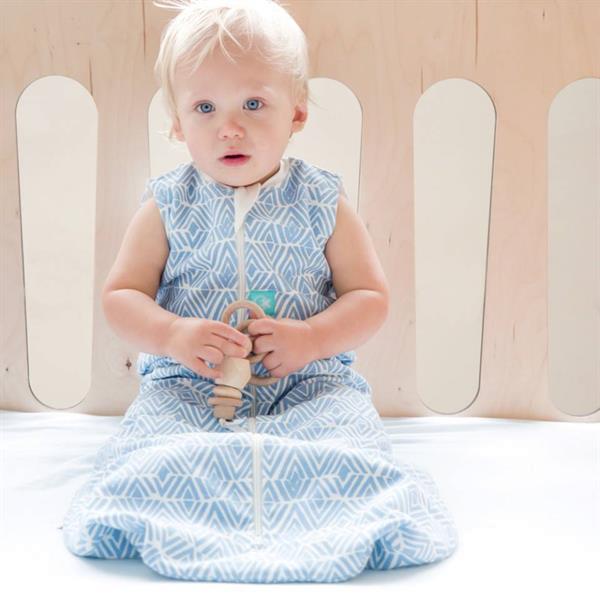 Grote foto organic cotton tribal blue jersey winter slaapzak 2.5 to kinderen en baby overige