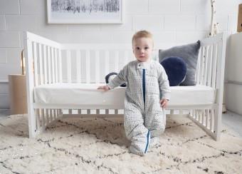 Grote foto sleepsuit organic cotton blue dot winter 3.5 tog kinderen en baby overige