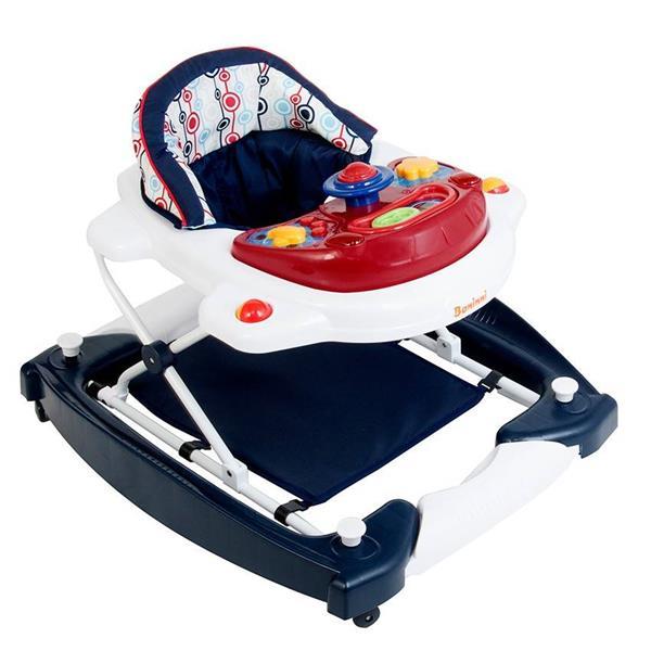 Grote foto loopstoeltje met schommelfunctie walker retro red kinderen en baby overige babyartikelen