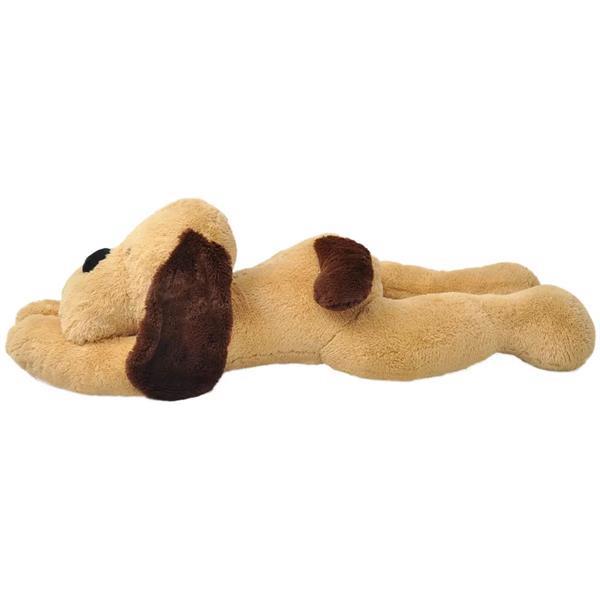 Grote foto vidaxl knuffelbeest hond 80 cm pluche bruin kinderen en baby knuffels en pluche
