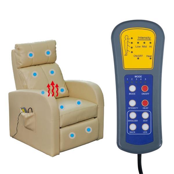 Grote foto vidaxl massagestoel elektrisch met afstandsbediening cr mekl beauty en gezondheid massage
