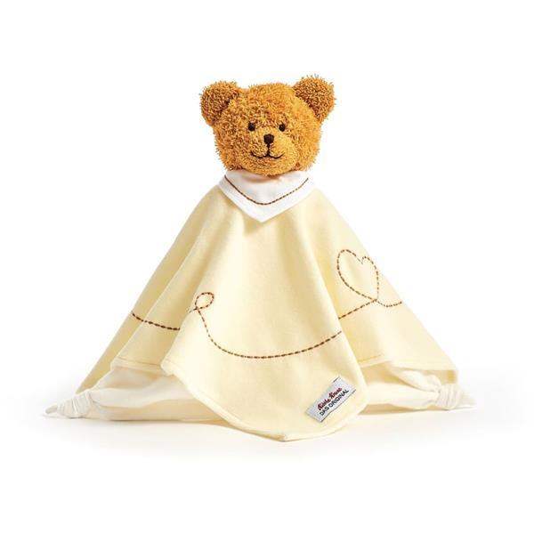 Grote foto k the kruse knuffeldoek bear caramel geel 0174921 kinderen en baby knuffels en pluche