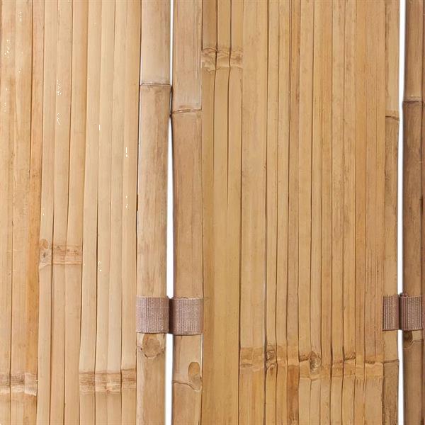 Grote foto vidaxl scheidingswand met 5 panelen 200x160 cm bamboe huis en inrichting woningdecoratie