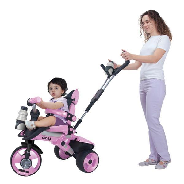 Grote foto injusa city pink driewieler 3262 kinderen en baby los speelgoed